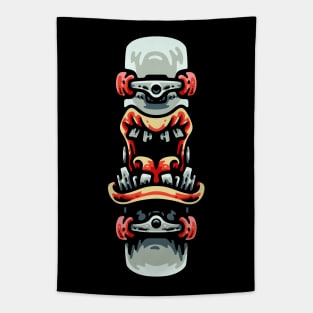 Skateboard Monster Tapestry