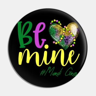 Peace Love Mardi Gras Crawfish Carnival Parade Valentine Day Pin