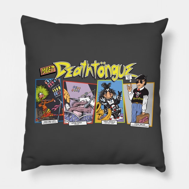 Death Tongue Pillow by Chewbaccadoll