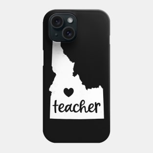 Teacher Red For Ed Idaho Public Education Phone Case