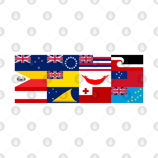 Flags of Polynesia by OrangeCup