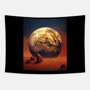 Galaxy space system exploration Tapestry