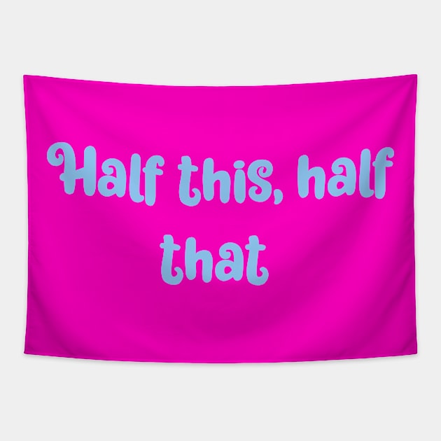 Half this, half that- mixed race babe Tapestry by Zoethopia