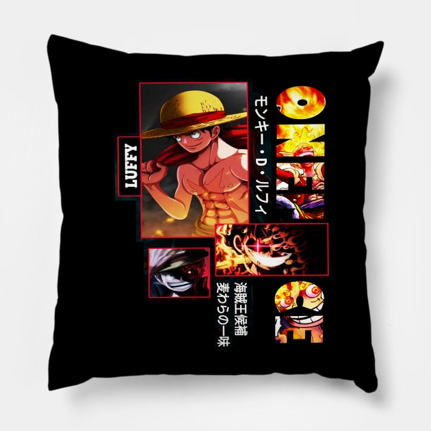 Luffy Gear 5 : Joy Boy Pillow by WzaelArt