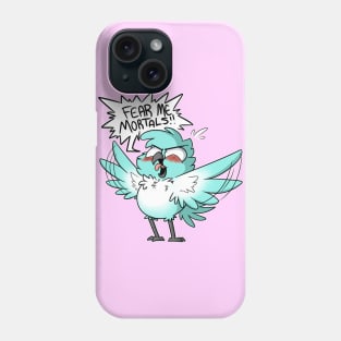 2 Inch Bird Trying to Intimidate Phone Case