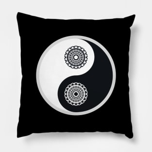 Ying Yang The Symbol Of Peace That Balance The Nature Pillow