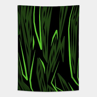 Green Abstract shapes Tapestry