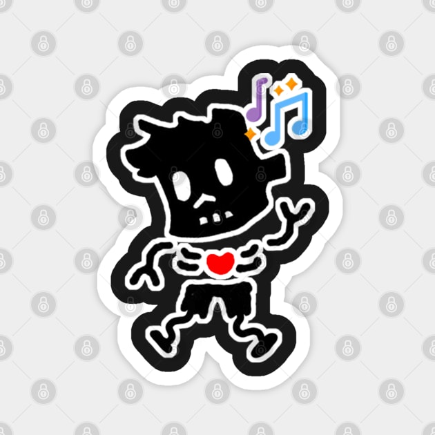 dance zombie boy Magnet by COOLKJS0