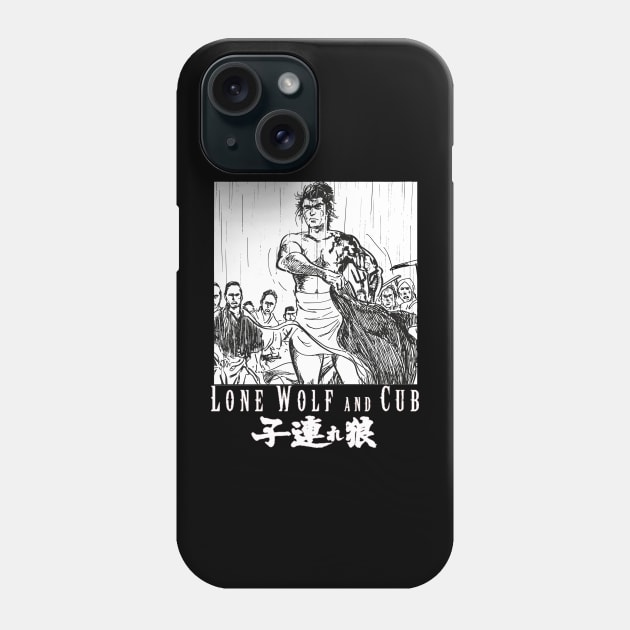 lone wolf and cub Phone Case by Sparkledoom