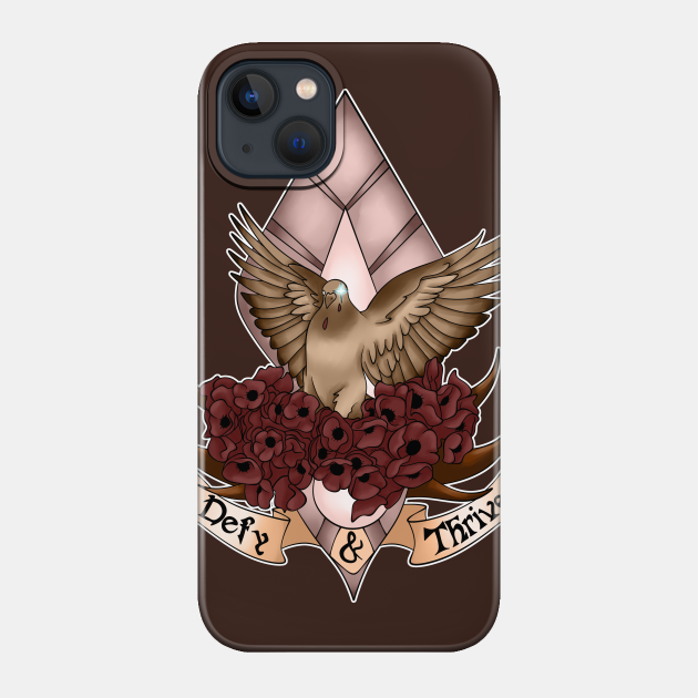 Defy and Thrive - Sepia - Pigeon - Phone Case