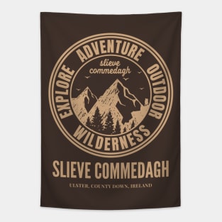 Ireland Hiking, Slieve Commedagh Mountain Hike Tapestry