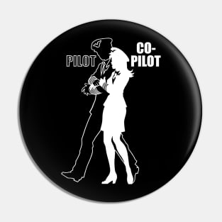 Female Co-Pilot and Pilot Pin