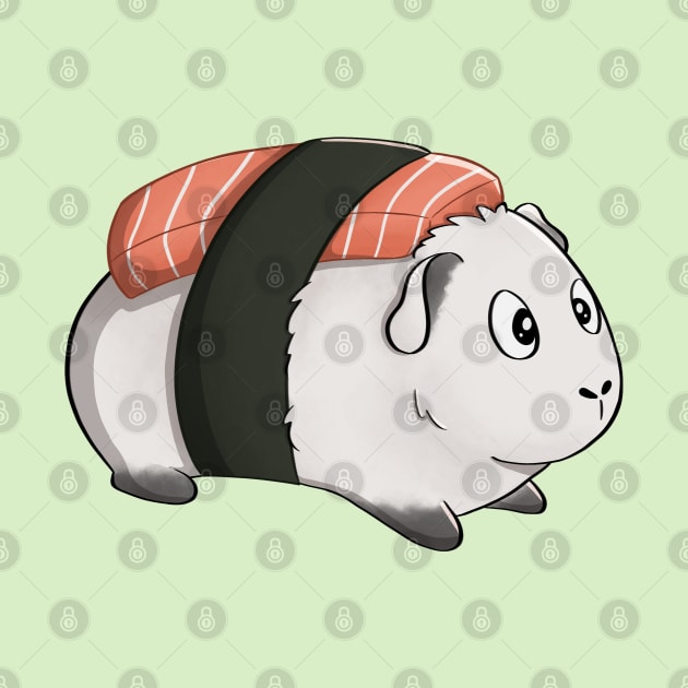 Guinea Pig In Sushi Costume by Meowrye