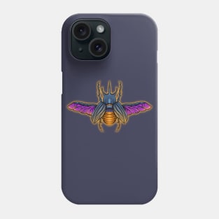 flaming beetle Phone Case