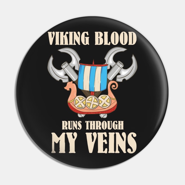 VIKING GIFT: Viking Blood Pin by woormle