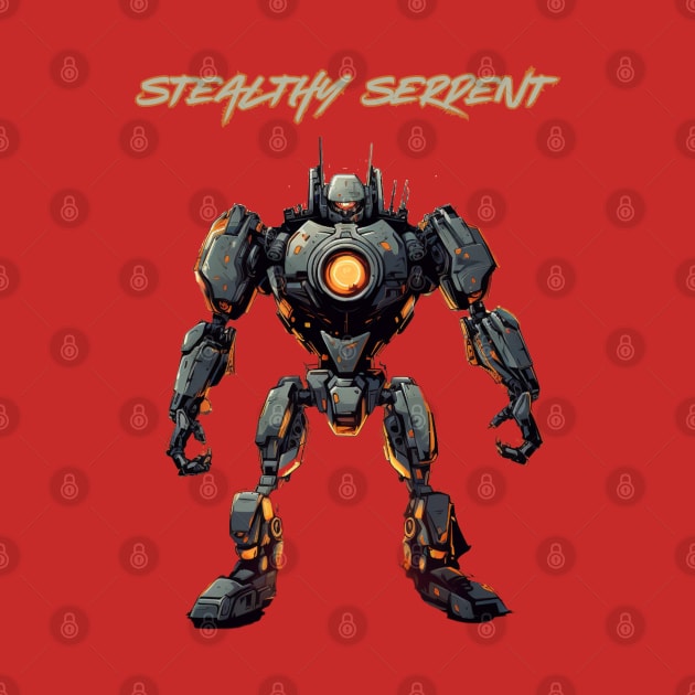 Futuristic Battle Robots Names of Power Stealthy Serpent by FrogandFog