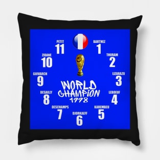 1998 soccer world champions - France - watch Pillow