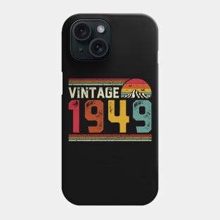 Vintage 1949 Birthday Gift Retro Style Phone Case