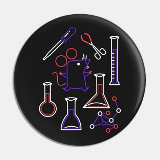 Of Mice & Beakers Pin