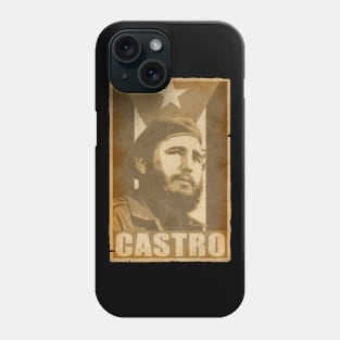 Fidel Castro Propaganda Poster Phone Case