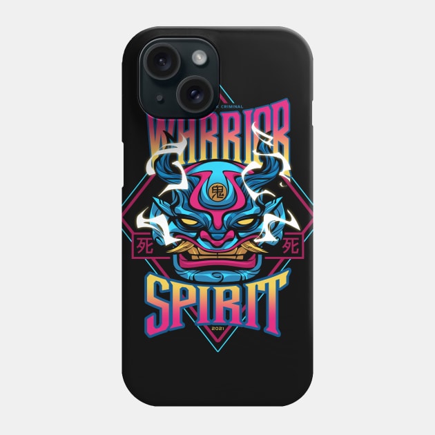 Warrior Spirit Phone Case by FishFinger