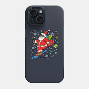 The Santa Ski Phone Case