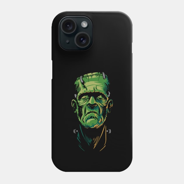 Halloween Frankenstein Phone Case by Middle of Nowhere