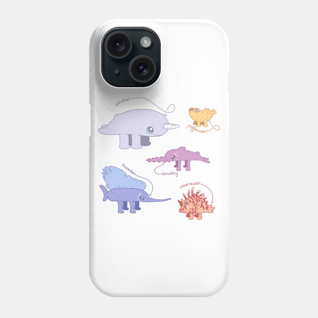 Land Fish 2 Phone Case by Trijucre