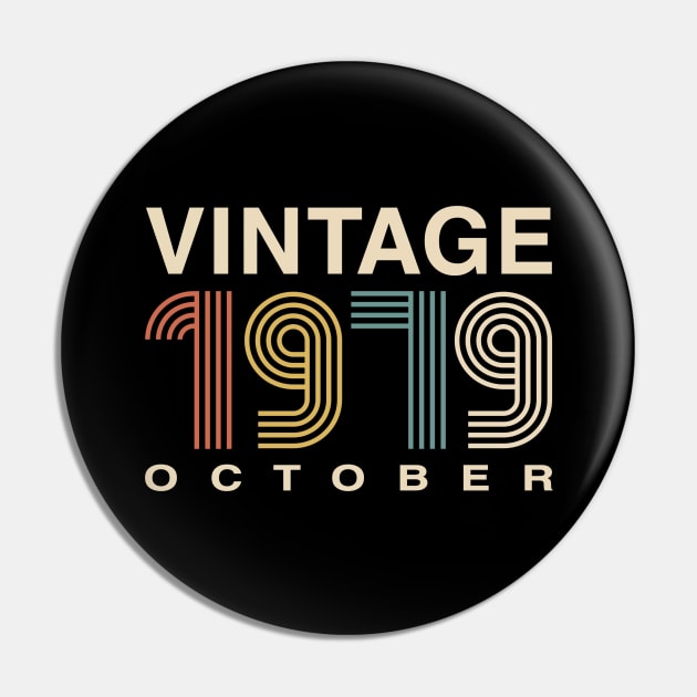 October 40th Birthday Pin by krezan