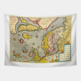 Ancient European Map Tapestry