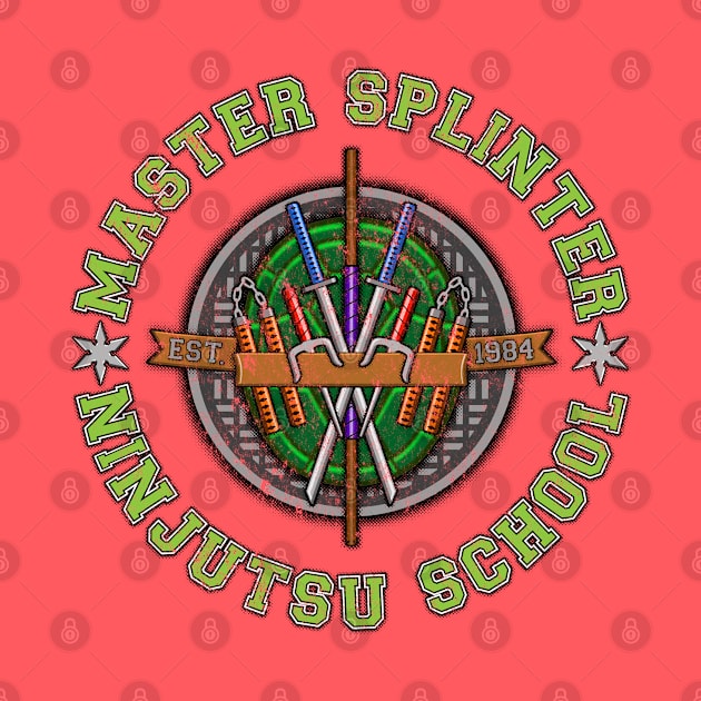 Master Splinter's Ninjutsu School (Vintage) by DrRoger