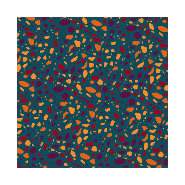 Terrazzo Pattern Modern Classic Neutral by jodotodesign