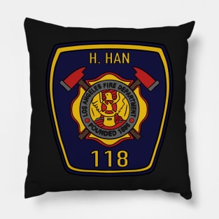 Station 118 LAFD Badge | 911 Chimney Pillow