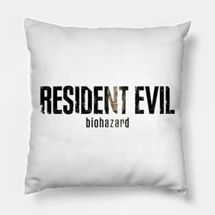 Resident Evil 7 Text Art Pillow