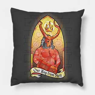 Our Boy from Hell Pillow