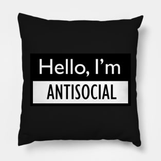 Hello, I'm AntiSocial Pillow