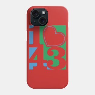 143: I Love You Phone Case