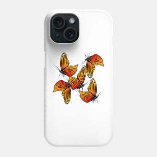 Orange Butterfly Phone Case