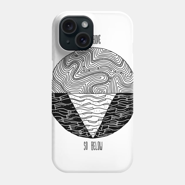 Hermetic Horizon Phone Case by OsFrontis