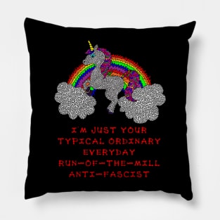 Run-of-the-mill Anti-fascist Pillow