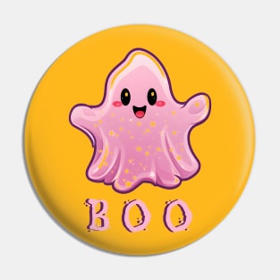 Cute pink ghost boo theme haloween 2023 Pin