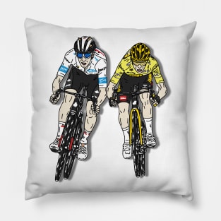 Tadej Pogacar vs Jonas Vingegaard TDF 2023 Pillow