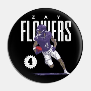 Zay Flowers Baltimore Card Pin