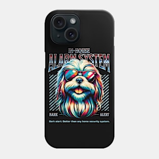 Bark Alert Shih Tzu Dog Phone Case