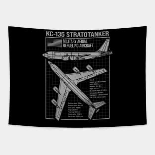 KC-135 Stratotanker Blueprint Tapestry