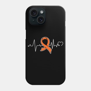 Leukemia Cancer Awareness Support Ribbon Phone Case