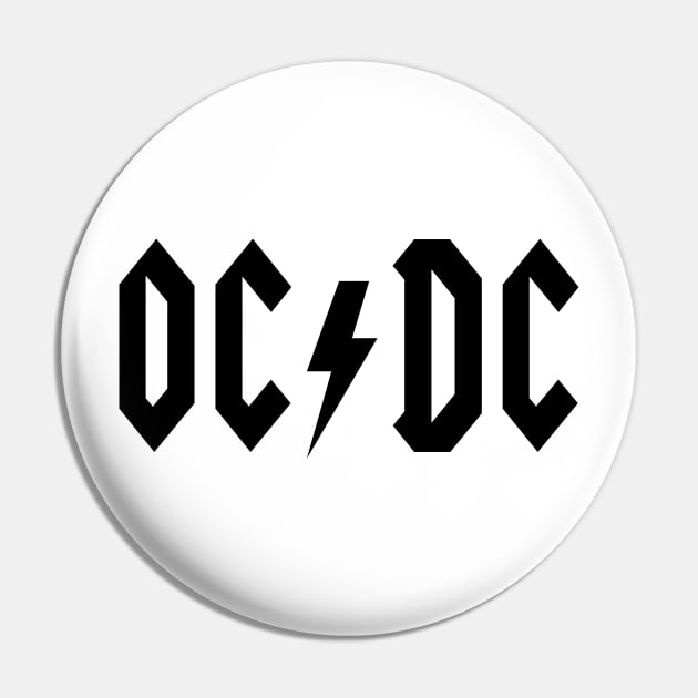 OCDC Back in Black Pin by dankdesigns
