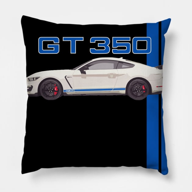 GT350 heritage Pillow by cowtown_cowboy