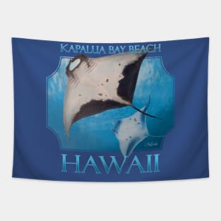 Kapalua Bay Beach Hawaii Manta Rays Sea Rays Ocean Tapestry