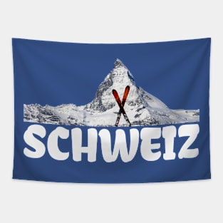 Ski Schweiz Matterhorn Switzerland Tapestry